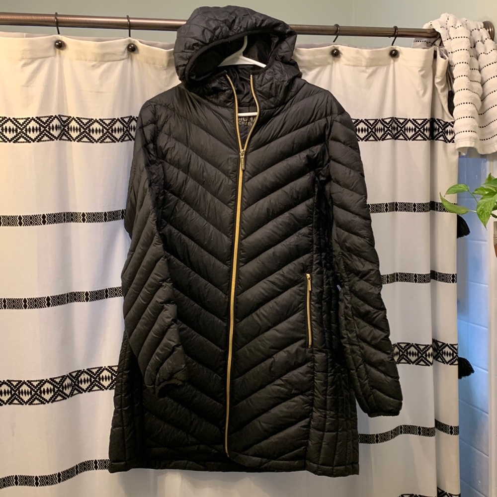 Michael kors bomber coat Large